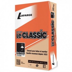 Sac 35 Kgs Ciment Lafarge gris LE CLASSIC 32,5R