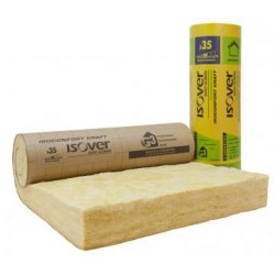 Rouleau Isoconfort 35 Revêtu Kraft 240mm R:6.85 en 1.20 x 2.60 ml