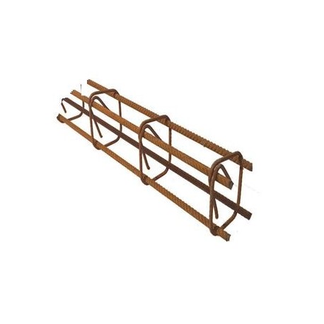 Chaînage parasismique 8x12cm 4HA10 Longueur 6ml