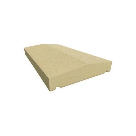 Chaperon de Mur 0.28 x 0.50ml 2 pentes Ton pierre