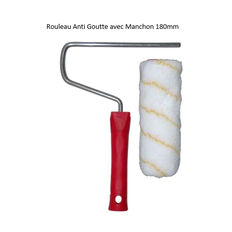 Rouleau Anti Goutte avec Manchon 180mm