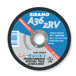 Disque Fer A36RV Ø125