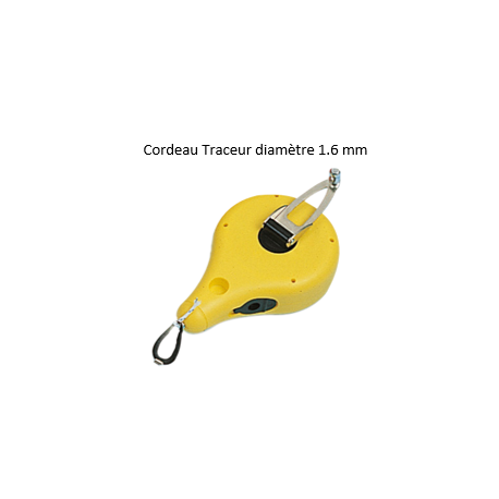 Cordeau Traceur Jaune Ø1.6mm x 30ml