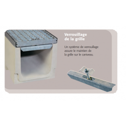 Fixation de Grille de Caniveau AX