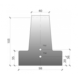 Poutrelle Précontrainte RS111