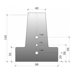 Poutrelle Précontrainte RS115