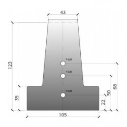 Poutrelle Précontrainte RS136