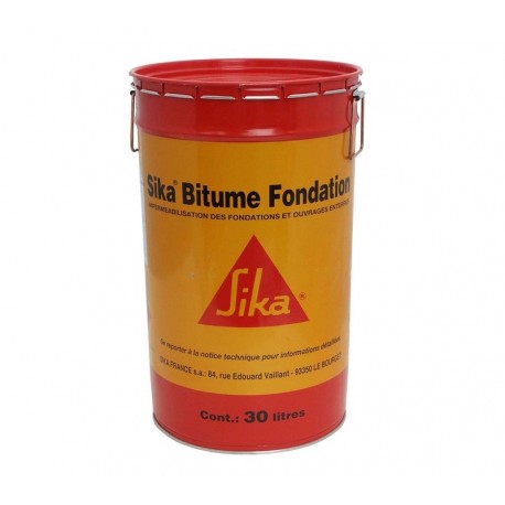 Bidon 30l Sika Bitume Fondation