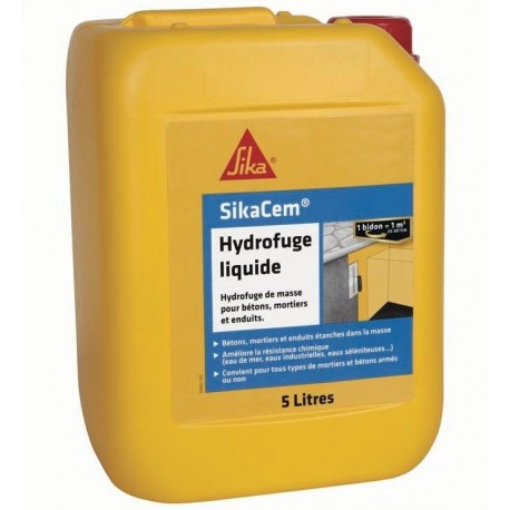 Bidon 5L Sikacem Hydrofuge Liquide