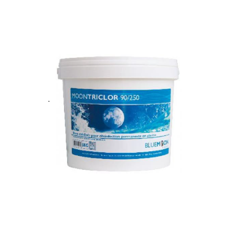 Chlore stabilisé Galets 250 grs MOONTRICLOR Seau 5 Kgs