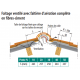 Faitière Double pour plaque sous tuile