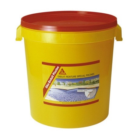 Kit 6.2Kg Sika Enduit Piscine Blanc