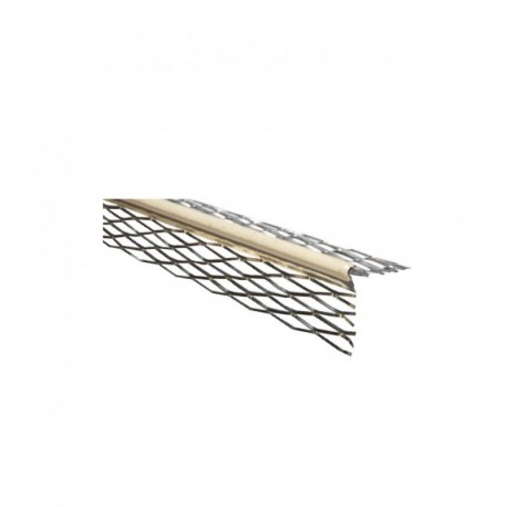 Angle façade déployé 840 EG Avec Jonc PVC Beige en 3ml