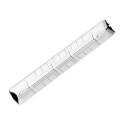 Angle Double Extérieur pour Bandeau PVC Blanc