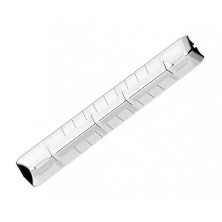 Angle Double Extérieur pour Bandeau PVC Blanc